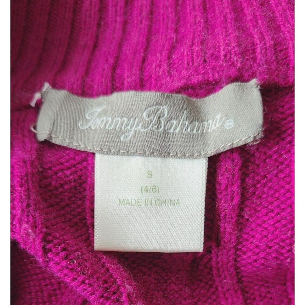 Tommy Bahama Cable Knit 1/4 Zip Sweater Size S - Picture 4 of 4